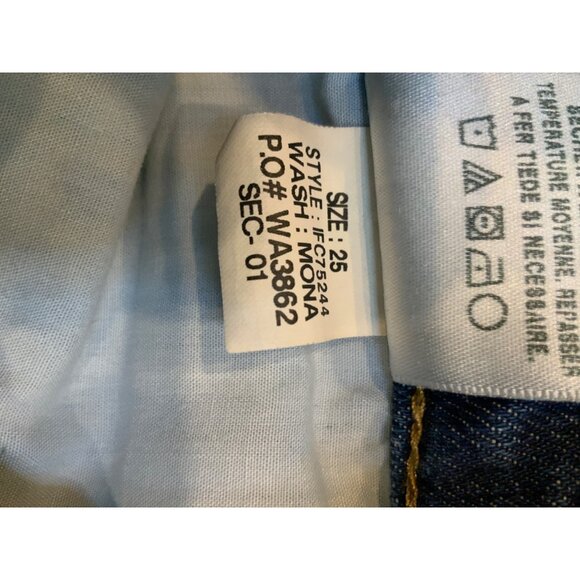 Joe's Blue Medium Wash Straight Leg Fit, Size 25 - Picture 8 of 8